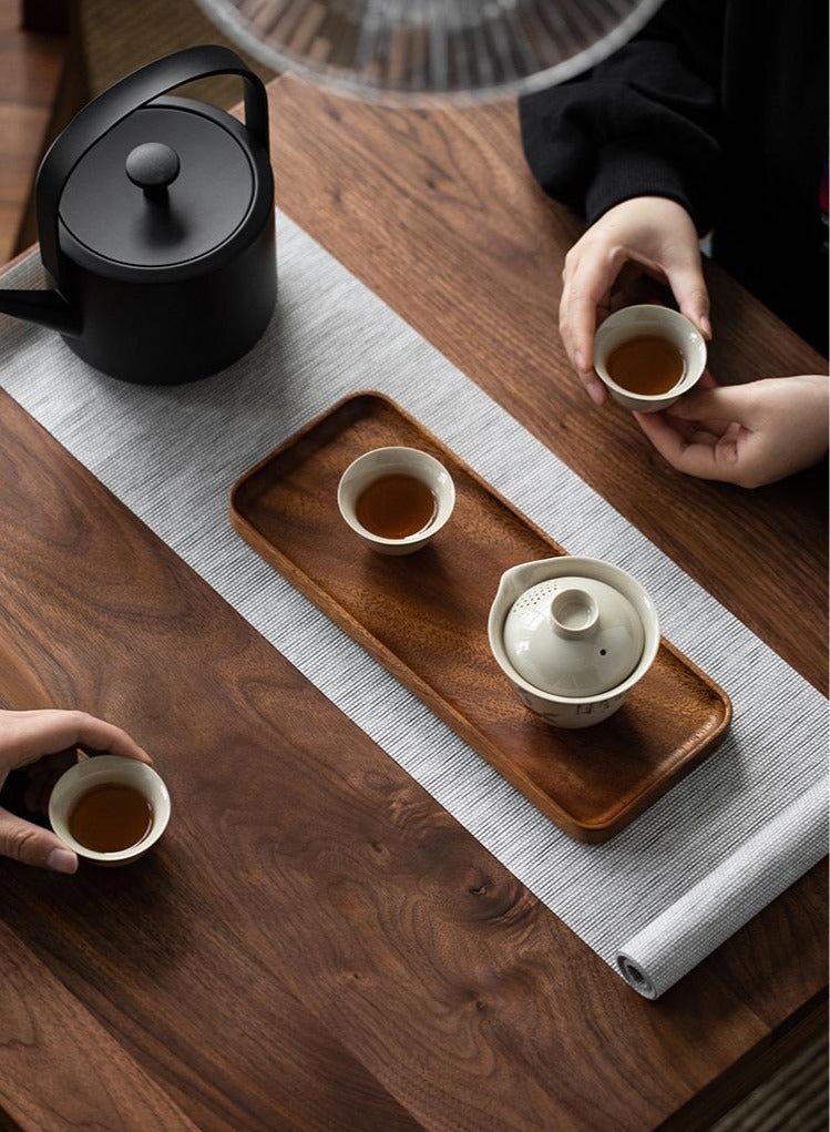 دوغي صينية صحن تقديم خشبية 30x12x2 سم - Image 3