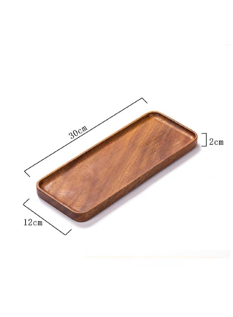 دوغي صينية صحن تقديم خشبية 30x12x2 سم - Image 4