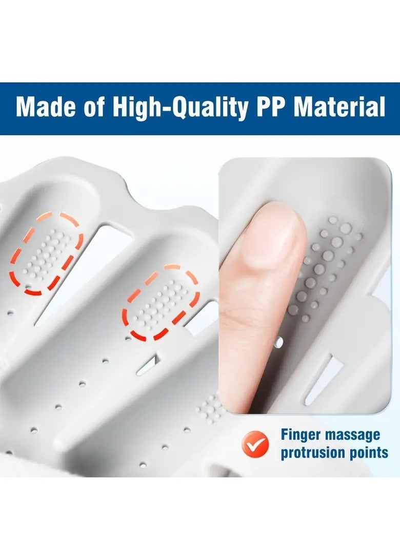 general Finger Separator and Rehabilitation Trainer Hand Recovery Tool for Stroke Patients Elderly with Hemiplegia Joint Bending Correction Includes Shoulder Strap - Image 4