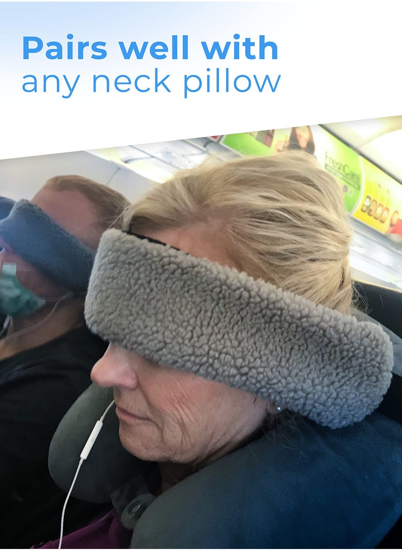 وسادة SeatSleeper، البديل المثالي لوسادة السفر لدعم مريح للرأس في الطائرات والسيارات، وداعًا لاهتزاز الرأس، أحزمة رأس مدمجة وفعالة للسفر في وضع مستقيم