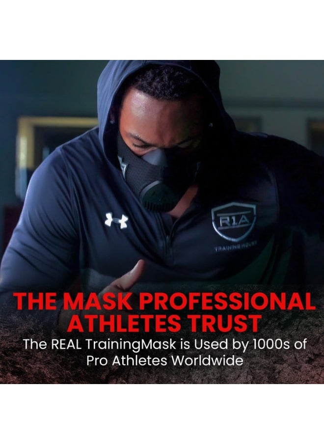 Altitude Training Mask for Stamina - Performance Breathing Trainer for Running Cycling and Working Out