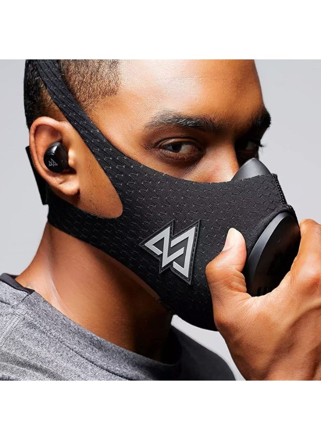 Altitude Training Mask for Stamina - Performance Breathing Trainer for Running Cycling and Working Out