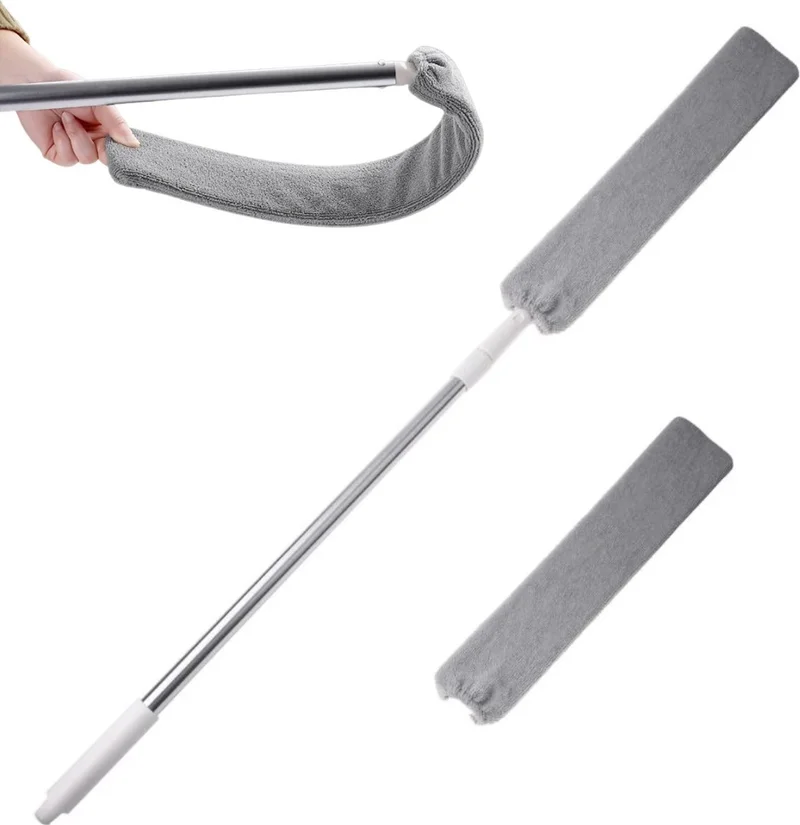 5 دي ام Magic Microfiber Head Recessed Surface Bottom Corner Shelf Cleaning Mop Dusting Brush