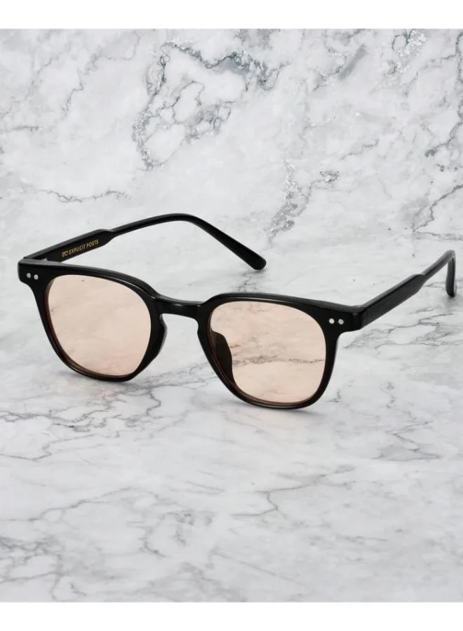  اكسبليست باوتس نظارات شمسية أنيقة للجنسين روجر أسود خوخي