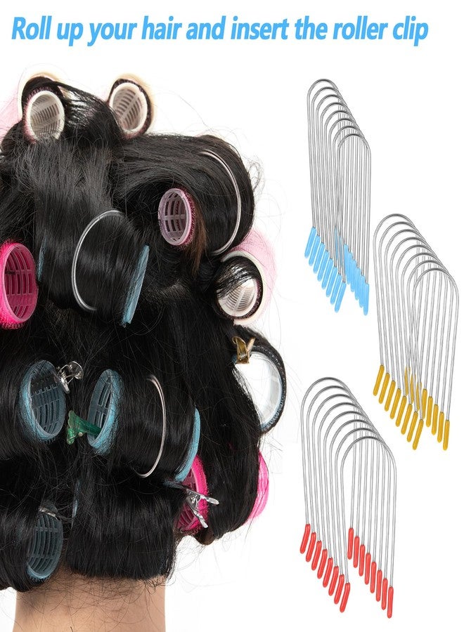 HaiFafafaing 24pcs Hot Curler Clips Replacement Kit Hot Roller Clips For Heated Rollers - Image 5