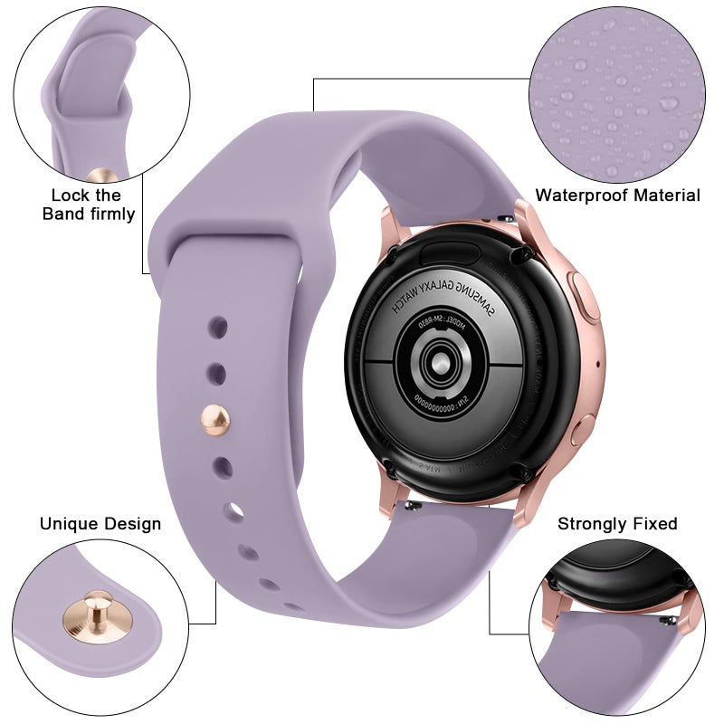 Meliya Bands Compatible with Garmin Vivoactive 5 / Vivoactive 3 Watch Band, Garmin Venu 2 Plus / Venu Sq / Venu Watch Bands Women Men, Soft Silicone Sport Replacement Strap for Garmin Vivoactive 5, - Image 2