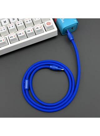 Super Soft Silicone Data Cable For Apple For Iphone15 For Huawei For Xiaomi Android Phone Super Fast Charging-Color:2 M USB To For Iphone 12W-Model:Crein Blue + Blue Shell + Slider - pzsku/Z394D4C48163EB066D582Z/45/1745919187/775704d5-2b69-4c5b-84f5-d8965520fdcc