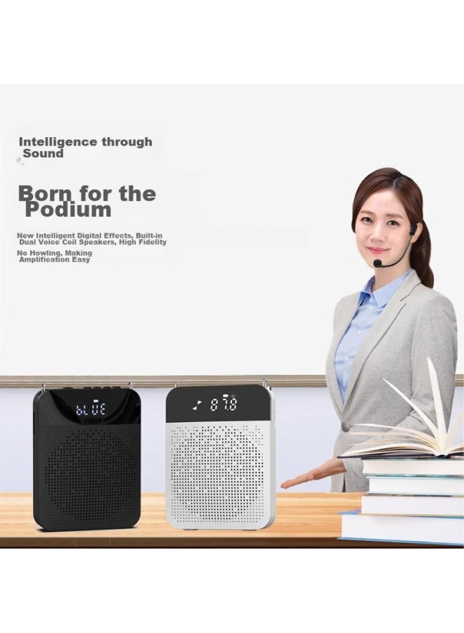 SAST K35 Portable Amplifier For Teachers, Bluetooth Speaker With Microphone, Outdoor Tour Guide, Large Volume Wired Version, Black - Image 2