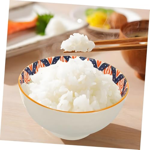 ONICORN Ceramic Bowls set, Porcelain Cute dessert bowl Set for Rice | Soup | Snack | Ice Cream | soup - Colorful Kitchen serving bowls sets - Microwave and Oven Dishwasher Safe (MULTICOLOR, PACK OF 4) - Image 3