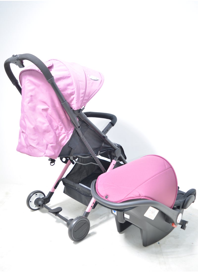 Generic - Baby Stroller with a Car Seat also Foldable Suitable for Travel and Lightweight in Attractive Colours - Image 1
