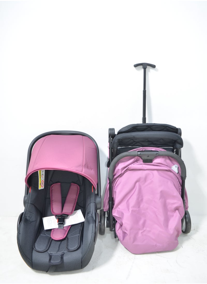 Generic - Baby Stroller with a Car Seat also Foldable Suitable for Travel and Lightweight in Attractive Colours - Image 1