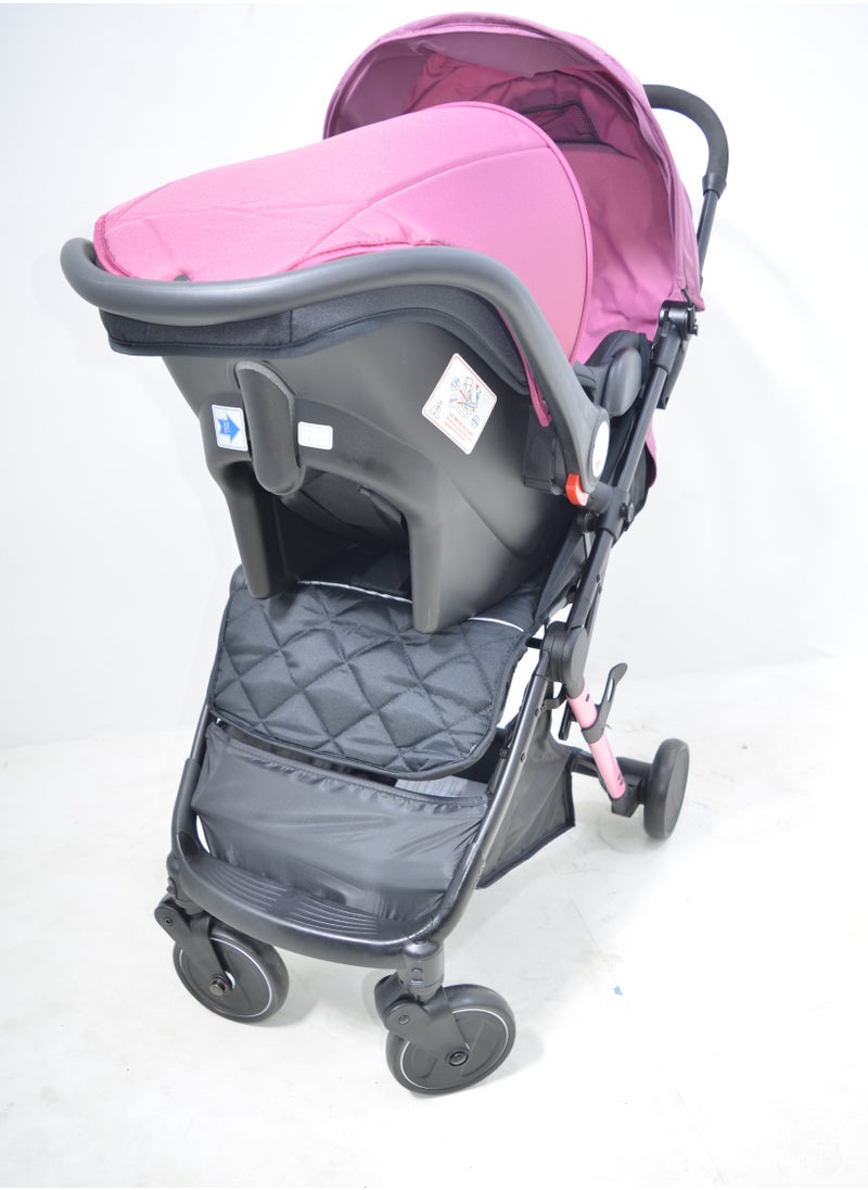 Generic - Baby Stroller with a Car Seat also Foldable Suitable for Travel and Lightweight in Attractive Colours - Image 1