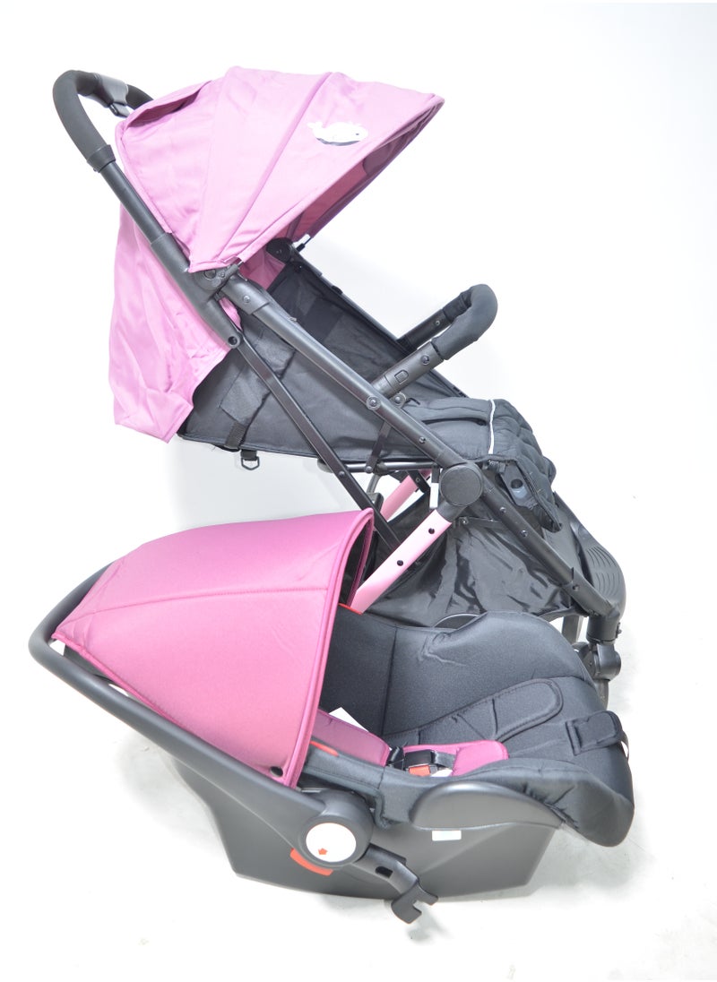 Generic - Baby Stroller with a Car Seat also Foldable Suitable for Travel and Lightweight in Attractive Colours - Image 1