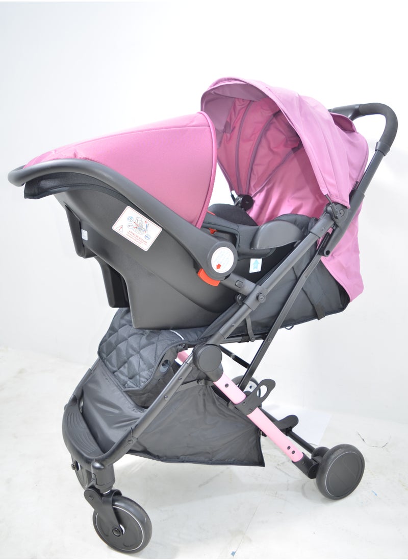 Generic - Baby Stroller with a Car Seat also Foldable Suitable for Travel and Lightweight in Attractive Colours - Image 1