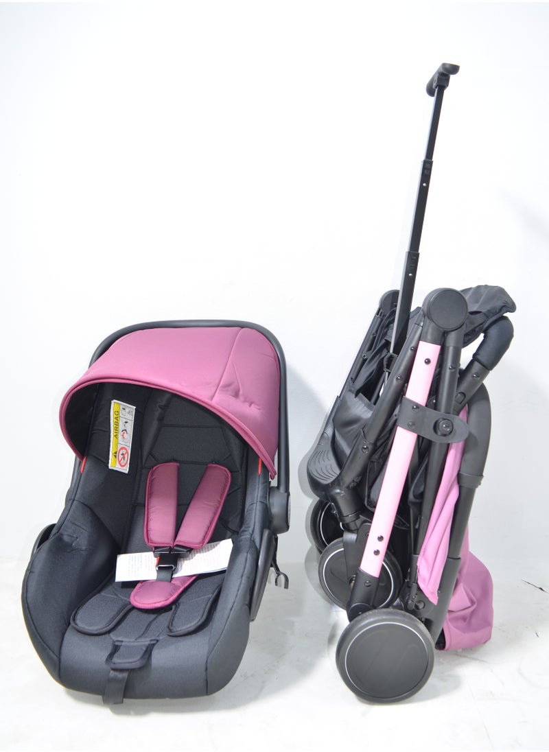 Generic - Baby Stroller with a Car Seat also Foldable Suitable for Travel and Lightweight in Attractive Colours - Image 1