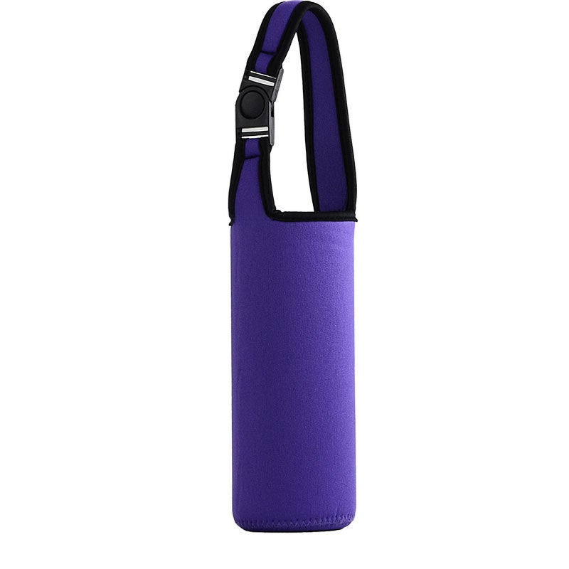 Insulated Cartoon Cup Sleeve Neoprene Simple Design Solid purple 