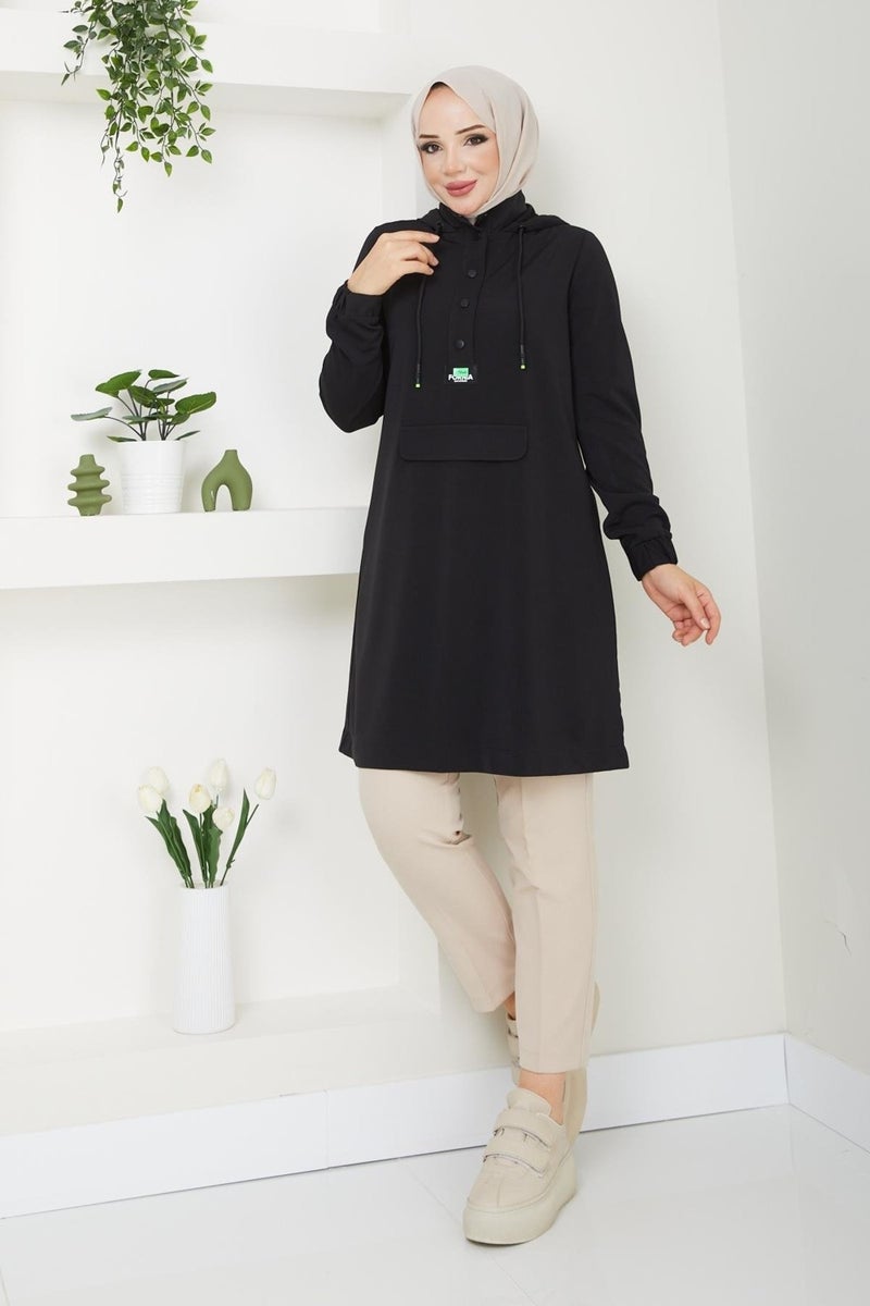 Doque Seasonal Women's Tunic Hooded 61013Y  - Image 1