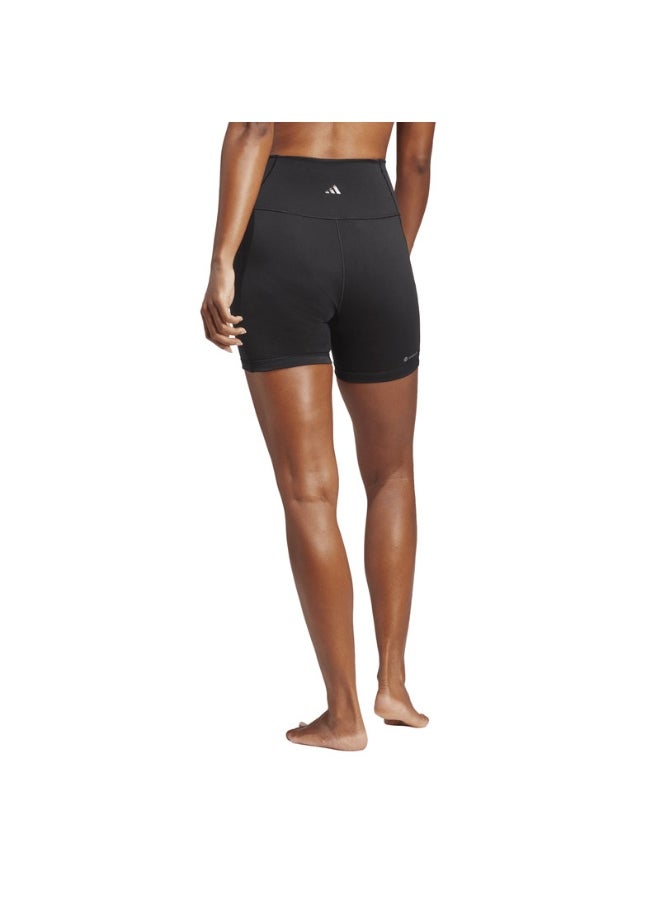 Adidas Adidas Yga St 5 Inch Black Training Tights For Women Xs  - Image 4