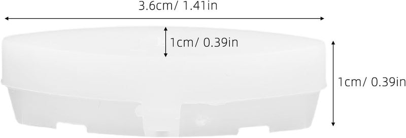 4pcs Toilet Seat Bumper Pads: Anti Collision Toilet Seat Bumpers - White Self Adhesive Quiet Close Pads - Sticker Cushions for Home Bathroom Cover - Image 5