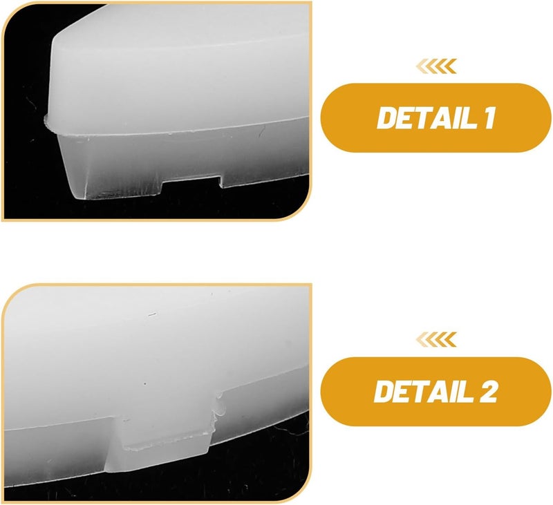 4pcs Toilet Seat Bumper Pads: Anti Collision Toilet Seat Bumpers - White Self Adhesive Quiet Close Pads - Sticker Cushions for Home Bathroom Cover - Image 3