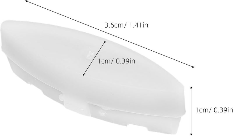 4pcs Toilet Seat Bumper Pads: Anti Collision Toilet Seat Bumpers - White Self Adhesive Quiet Close Pads - Sticker Cushions for Home Bathroom Cover - Image 2