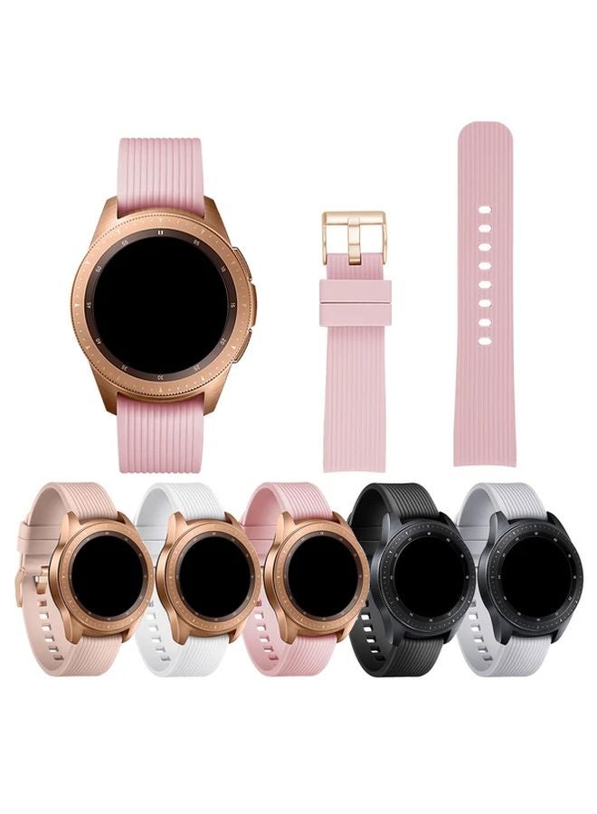 Red 20mm Soft Sport Replacement Strap Band For Samsung Galaxy Watch Active 2 3 44mm 40mm 41mm 42mm - Image 1