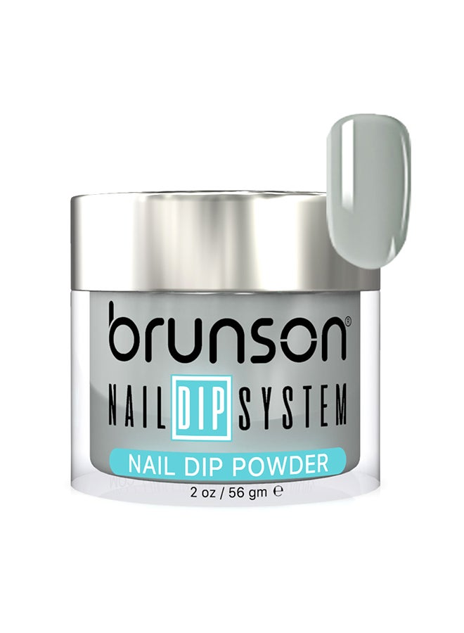 brunson Nail Dip Powder Dip And Buff System Color 56gm, French Nail Art Starter Manicure Salon DIY At Home Odor Free And Long Lasting No Needed Nail Lamp Curing DBK064