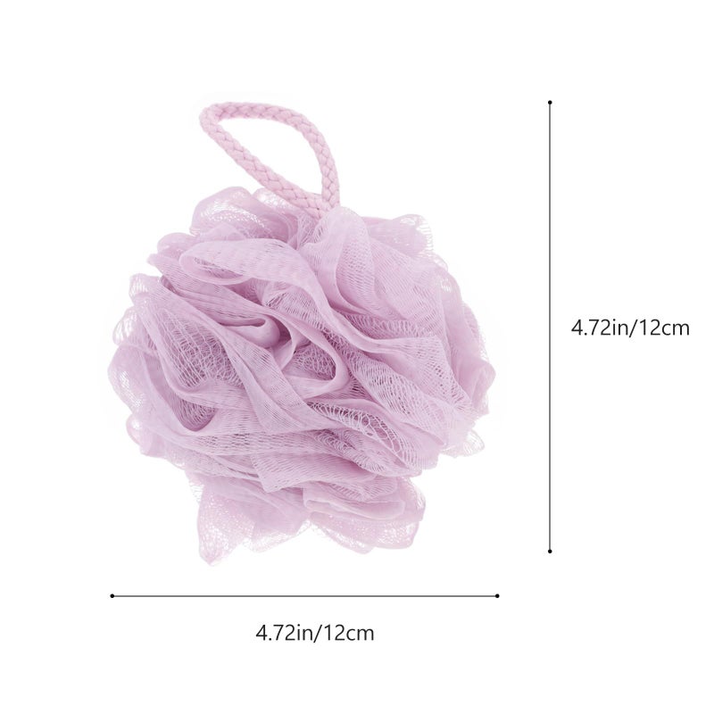 Large 40g Bath Mesh Poufs Set 6pcs Exfoliating Body Scrubber - Image 3