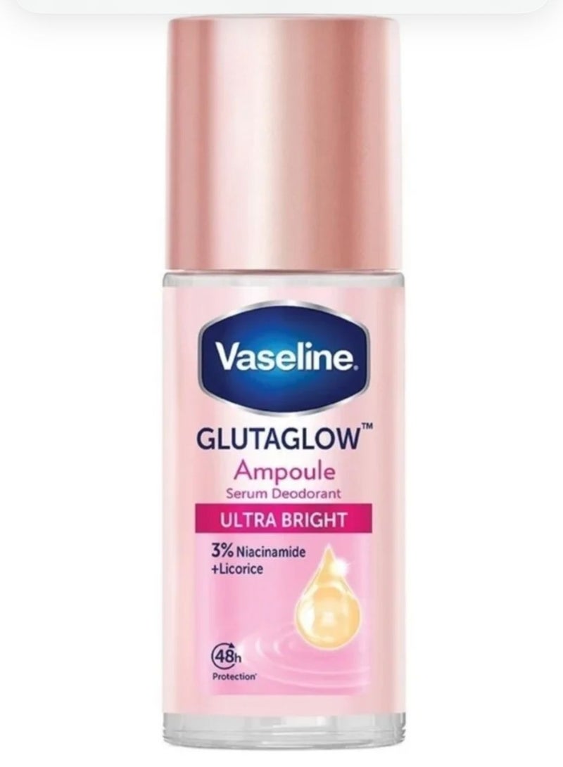 فازلين مزيل العرق فازلين جلوتاجلو الترا برايت أمبولة - 45 مل - Image 1