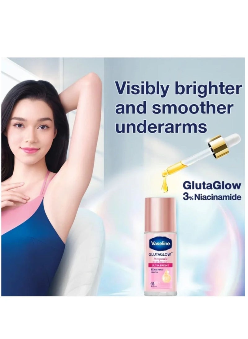 فازلين مزيل العرق فازلين جلوتاجلو الترا برايت أمبولة - 45 مل - Image 5