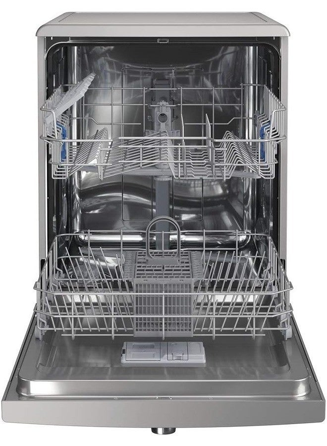 إندست Indesit Free Standing Dishwasher 13Place 12L 6 Programs Inox DFE-1B19XUK 12 L DFE-1B19XUK Silver - Image 4