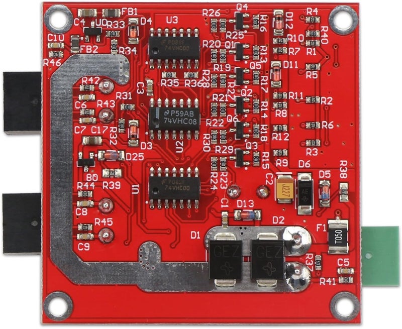 DROK DC Motor Driver, L298 Dual H Bridge Motor Speed Controller DC 6.5V-27V 7A PWM Motor Regulator Board 12V 24V Electric Motor Control Module Industrial 160W with Optocoupler Isolation - Image 4