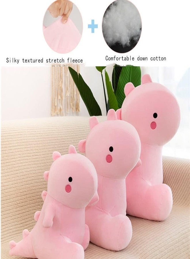OUKEYI 11.8 inch Cute Dinosaur Plush Toys, Plush Stuffed Animal Dino Hugging Pillow Soft 3D Pom Plush Toy, Birthday Gifts for Kids Girls Boys (Pink) - Image 5