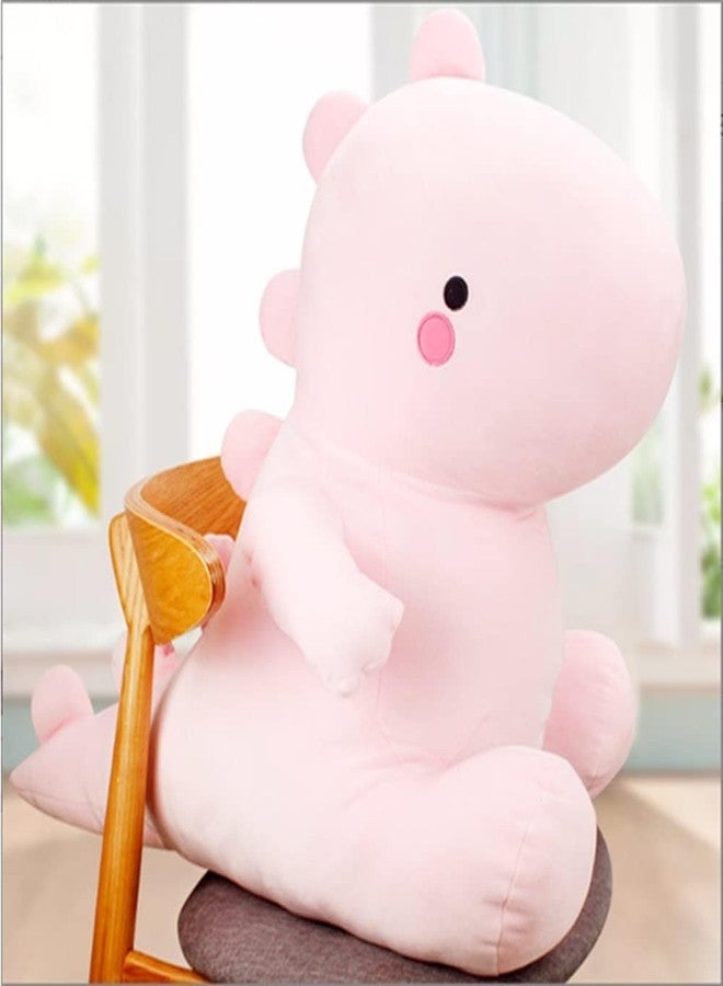 OUKEYI 11.8 inch Cute Dinosaur Plush Toys, Plush Stuffed Animal Dino Hugging Pillow Soft 3D Pom Plush Toy, Birthday Gifts for Kids Girls Boys (Pink) - Image 3