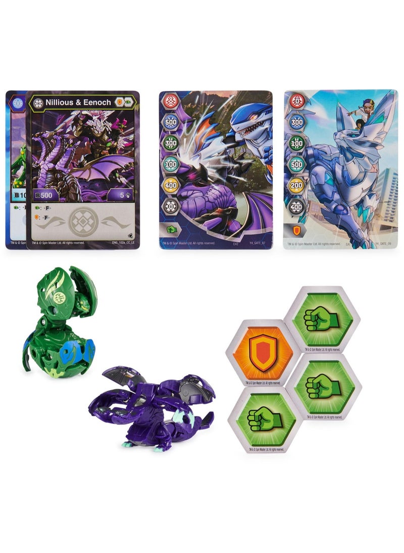 BAKUGAN - Baku-Tin, Metal Storage Box with Exclusive Fusion Gargonoid x Webam and Another Surprise Ball - Image 1