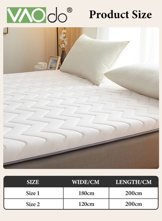 فاو دو قائمة المنتجات ذات الصلة سميكة فراش السرير, مرونة للغاية سريعة الانتعاش فراش سميكة, فول الصويا ألياف ملء, قابلة للإزالة غطاء سميكة, توزيع ضغط الجسم, لف فوق النوم وسادة أبيض - Image 3