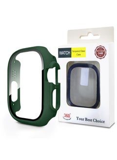 Suitable For Apple Iwatch10 Tempered Case Film Integrated S9/s8 Watch 49/42 Protective Case 45mm Full Package-Color:Case-official Green (with Packaging)-Dimensions:40mm
