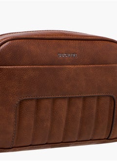 DUCHINI Men's Textured Pouch with Zip Closure  - Image 3