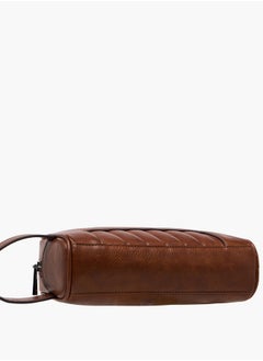 DUCHINI Men's Textured Pouch with Zip Closure  - Image 5