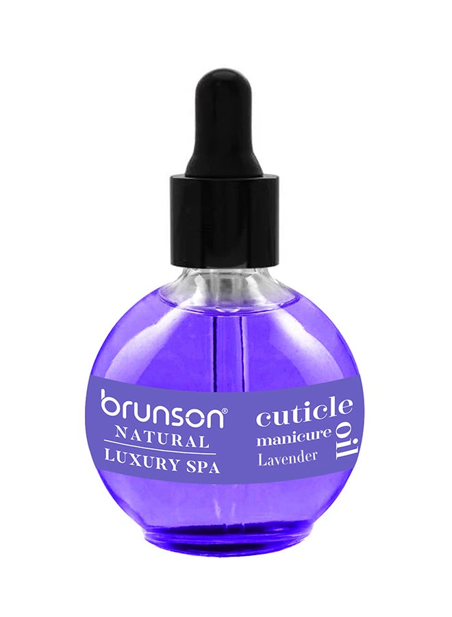 brunson Cuticle Oil 75ml Hydrating Oil For Cuticle Repair - Remedy Damaged Skin And Thin Nails - Paraben And Cruelty-Free Formula  - Natural  Nail Care Oil - Lavender BLCCO - Image 1