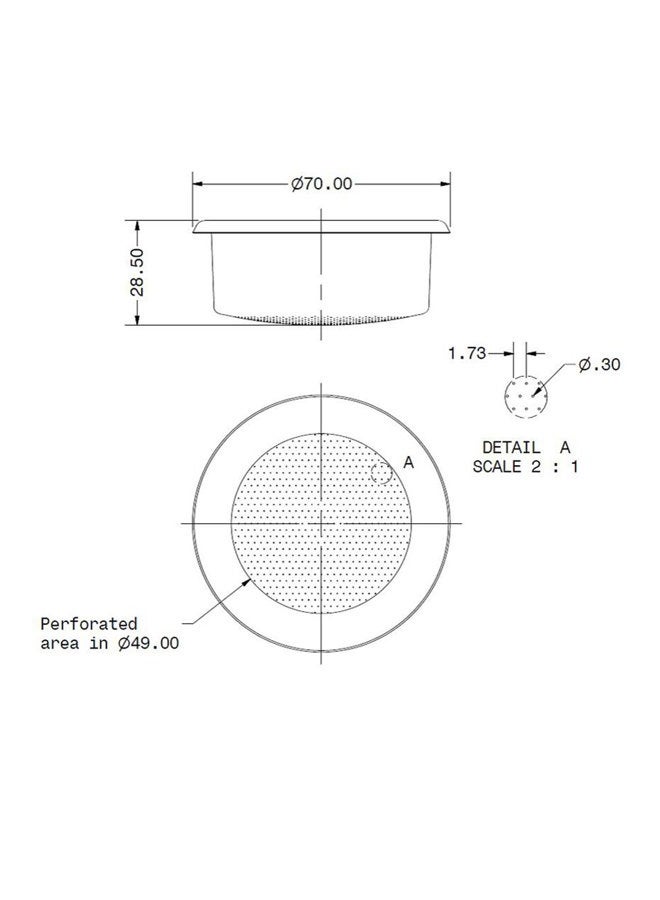 IMS Competition E-61 Precision Filter Ridged Basket 16/20 gr - B70 2T H26.5 M - Image 4