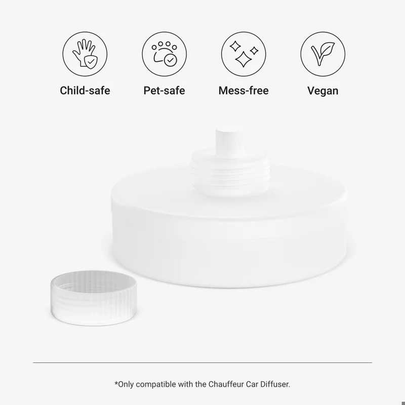 Hotel Collection Chauffeur Smart Car Diffuser Oil - Dream On - Premium Car Air Freshener Cartridge - White Tea, Aloe Vera, and Cedar - Essential Oils - Cars, Trucks, SUVs, RVs & More