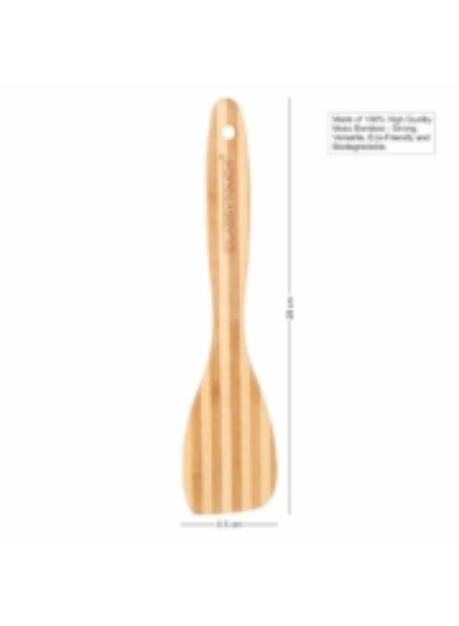 CLASSYTOUCH Beautiful High Quality Premium Bamboo Curved Spatula - Image 3