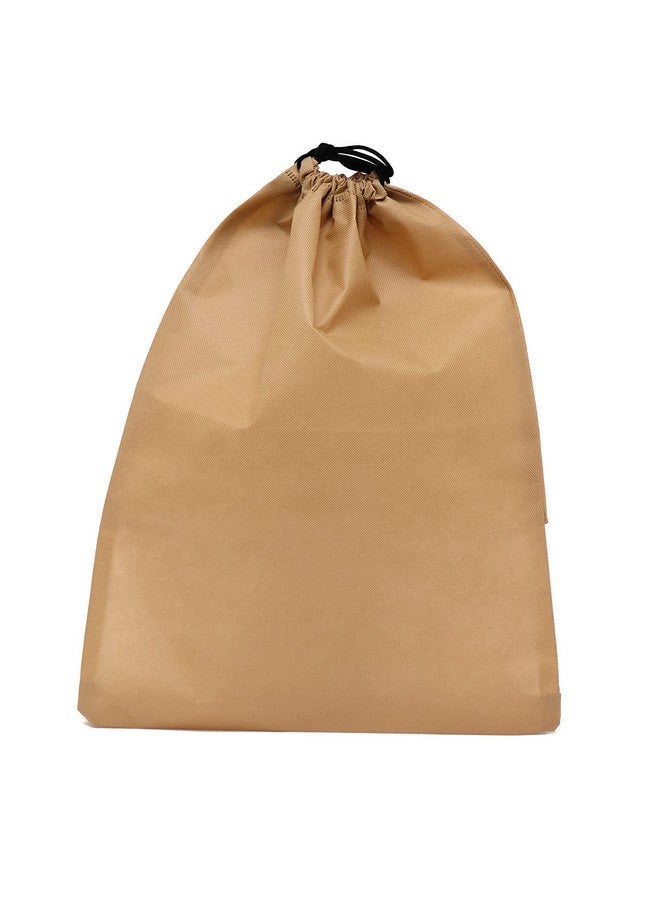 Sio حقائب أحذية SIO أكياس غطاء أحذية للسفر لأساسيات السفر غطاء أحذية حقيبة حبل منظم متينة واحدة شفافة للنساء والرجال ملحقات السفر تنظيم الأحذية (عبوة من 12) - Image 3