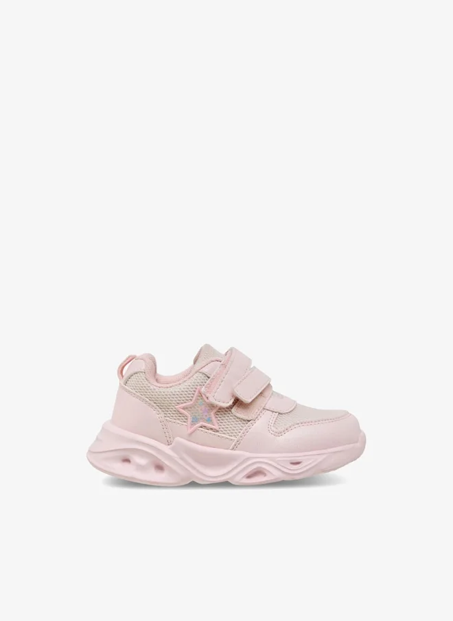 Flora Bella By Shoexpress Flora Bella Girls Hook & Loop Light-Up Sneakers