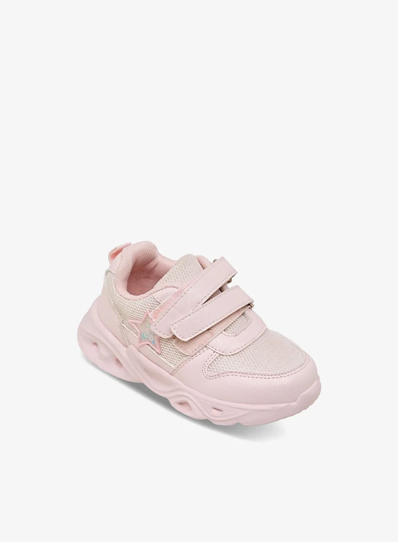 Flora Bella By Shoexpress Flora Bella Girls Hook & Loop Light-Up Sneakers