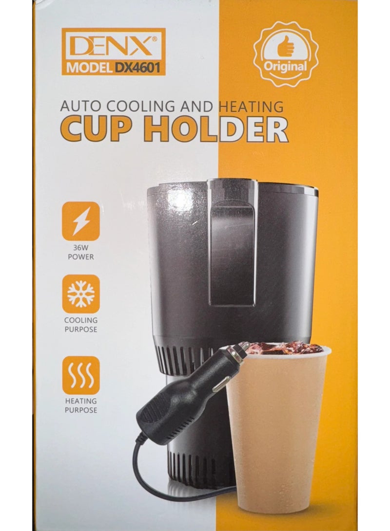 DENX Auto Cooling and Heating Cup Holder for Car 12V Portable Electric Drink Warmer and Cooler Smart Thermoelectric Mug Holder for Hot and Cold Beverages Travel Office Desk Universal Fit - Image 5