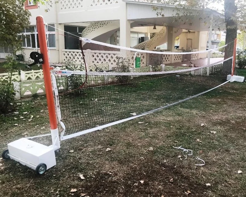 adelinspor Tennis and Badminton, mobile Common Post and Net Set