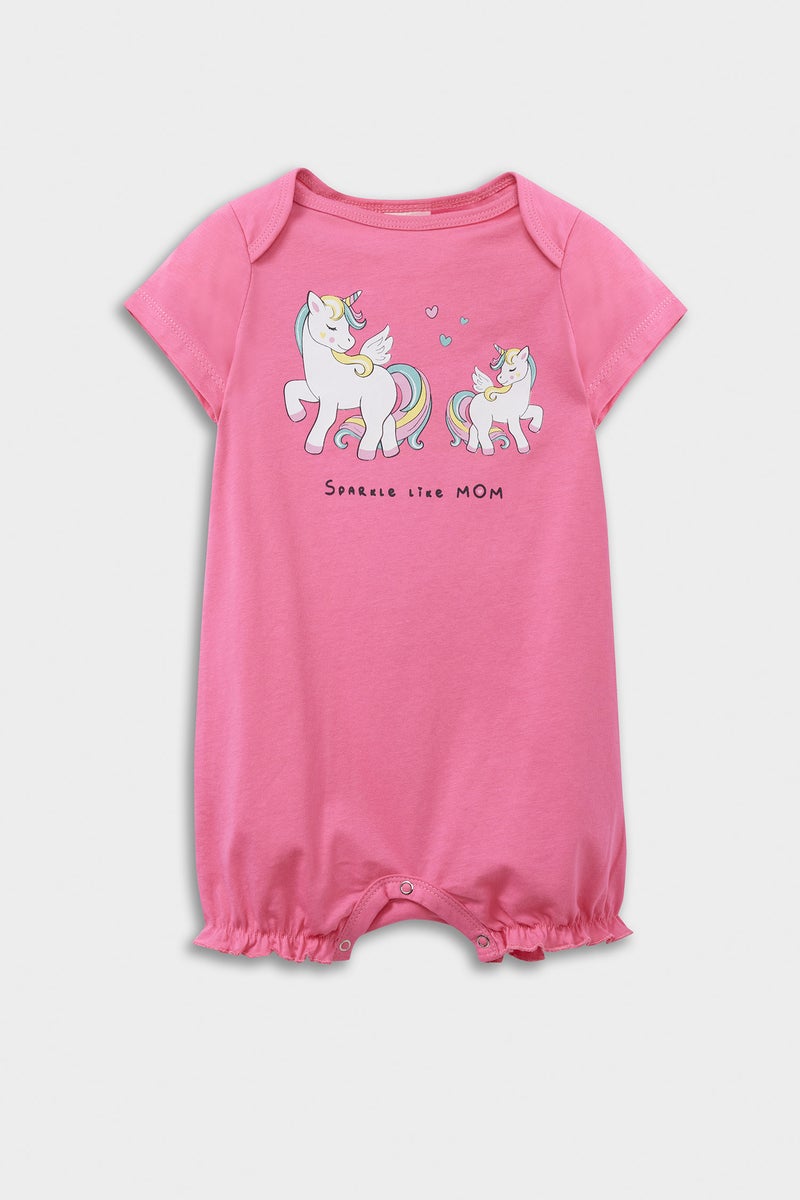 ديفاكتو جمبسوت بناتي مكون من قطعتين بقصّة عادية وفتحة رقبة على شكل ظرف - Image 2