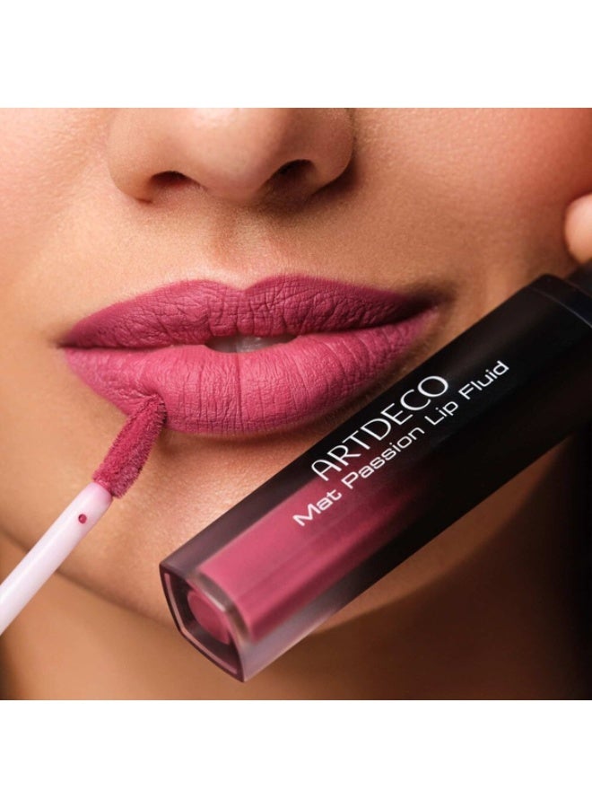 Artdeco Mat Passion Lip Fluid Color 33 Smooth Plum 3ml - Image 2